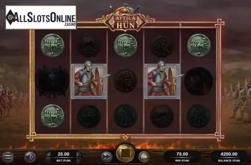 Win Screen 2. Attila The Hun from Relax Gaming