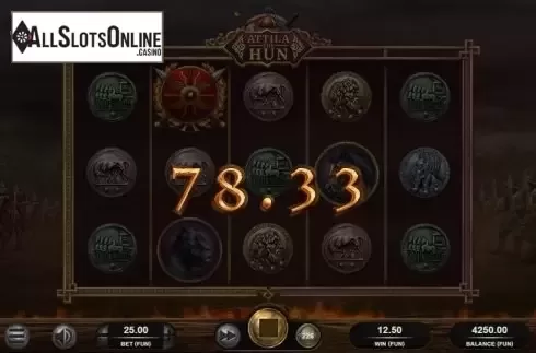 Win Screen 3. Attila The Hun from Relax Gaming