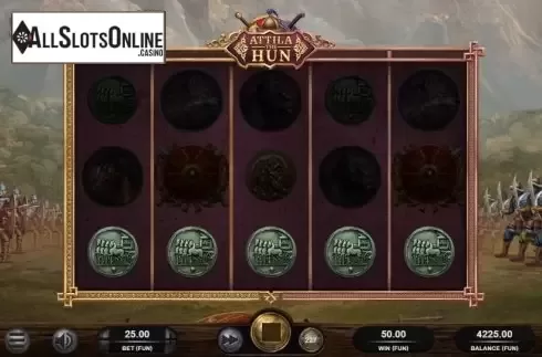 Win Screen 1. Attila The Hun from Relax Gaming