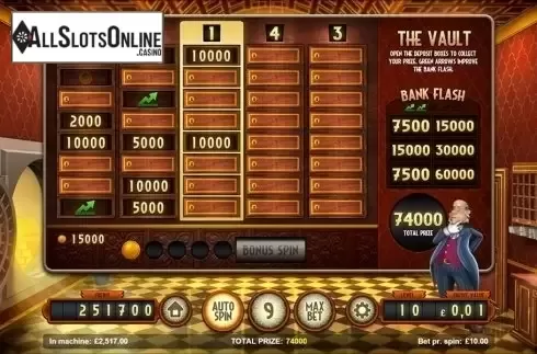Bonus Game 2. Bank Walt from Magnet Gaming