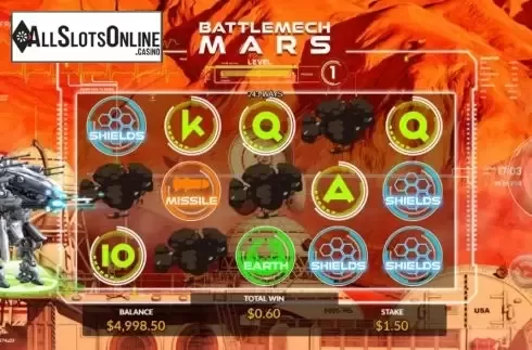 Win screen . Battlemech Mars from Maverick