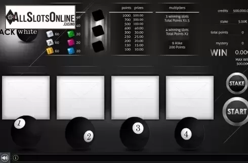 Reel Screen. Black and White (Gaming1) from GAMING1