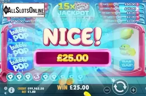 Big Win Screen