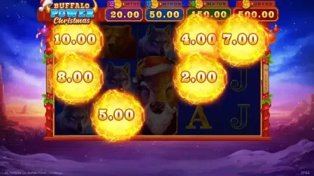 Buffalo Power Christmas slot screenshot 1