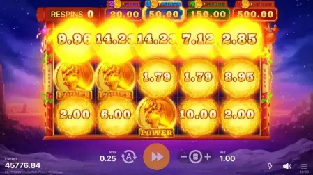 Buffalo Power Christmas slot screenshot 3