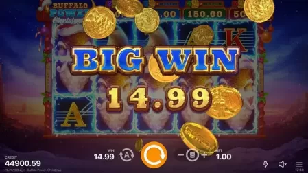 Buffalo Power Christmas slot screenshot 4