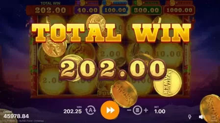 Buffalo Power Christmas slot screenshot 8