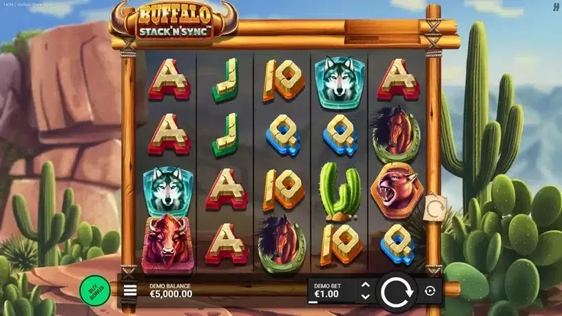 Buffalo Stack 'n' Sync slot screenshot 1