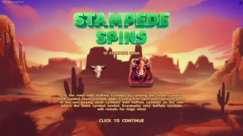 Buffalo Stack 'n' Sync slot screenshot 3