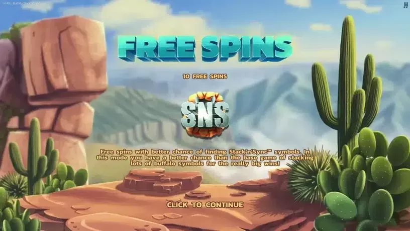 Buffalo Stack 'n' Sync slot screenshot 5
