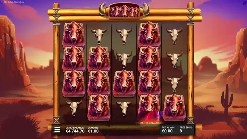 Buffalo Stack 'n' Sync slot screenshot 4