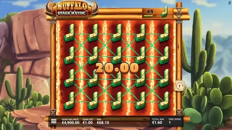 Buffalo Stack 'n' Sync slot screenshot 8