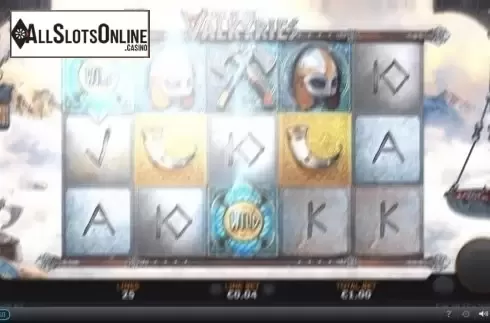 Reel Screen 1. Call of the Valkyries from SUNFOX Games