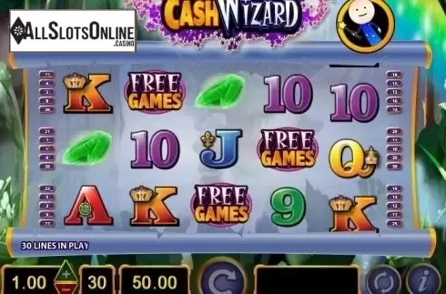 Scatter screen. Cash Wizard from Bally