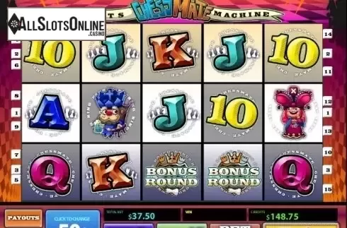 Reel screen. ChessMate from MultiSlot