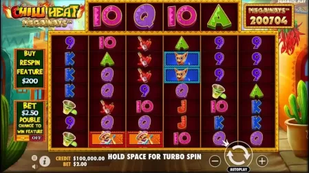Chilli Heat Megaways slot screenshot 1