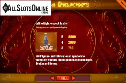 Screen5. ChinaDelicious (9) from Portomaso Gaming