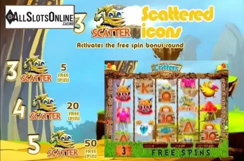 Screen3. Critters from MultiSlot