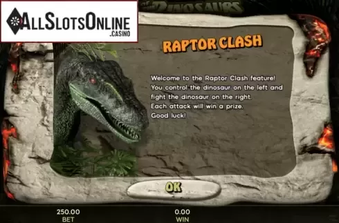 Dawm of the Dinosaurs. Dawn Of The Dinosaurs from 888 Gaming