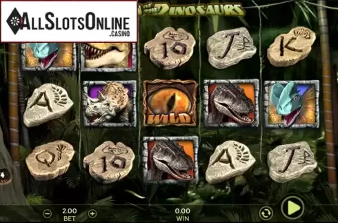 Dawm of the Dinosaurs. Dawn Of The Dinosaurs from 888 Gaming