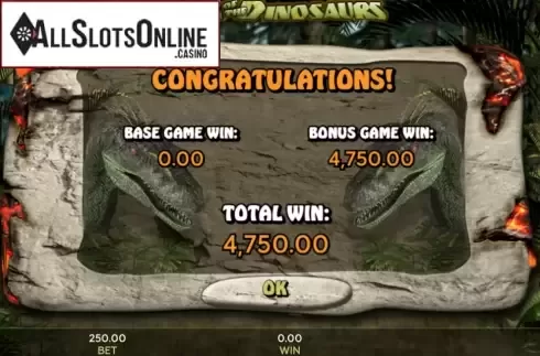 Dawm of the Dinosaurs. Dawn Of The Dinosaurs from 888 Gaming