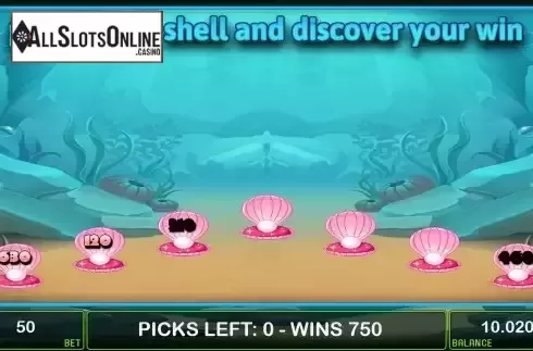 Bonus Game Screen