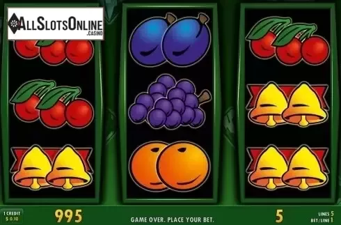 Reel screen. Diamond & Fruits HD from Merkur