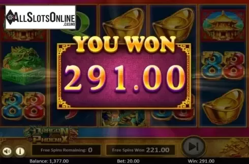 Total Win. Dragon & Phoenix from Betsoft