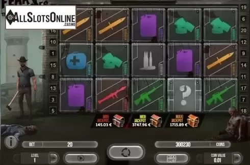 Reel screen. Fear The Zombies from Fugaso