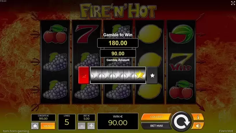Fire'n'Hot slot screenshot 3