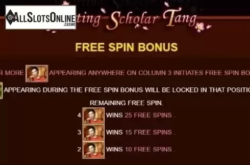 Paytable 2. Flirting Scholar Tang from JDB168
