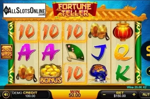 Game workflow 2. Fortune Teller (PlayStar) from PlayStar