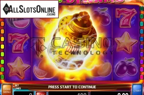Feature screen. Fruit Dynamo from Casino Technology