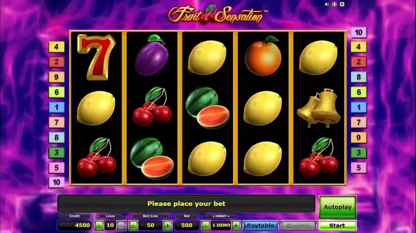 Fruit Sensation slot screenshot 1