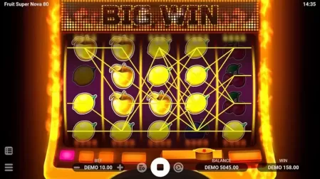 Fruit Super Nova 80 slot screenshot 2