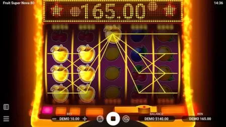 Fruit Super Nova 80 slot screenshot 3
