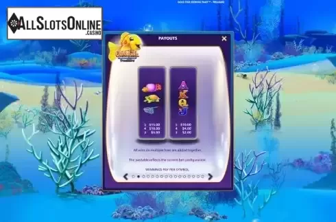 Paytable screen 2