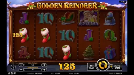 Golden Reindeer slot screenshot 4