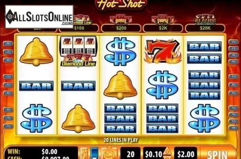 Screen4. Hot Shot Blazing 7s from Bally