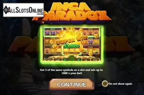 Start Game screen 2