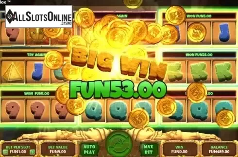 Big Win screen