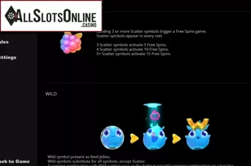 Paytable 2. Jelly Boom from Evoplay Entertainment