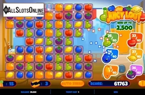 Game Screen 2. Juicy Loot from IGT