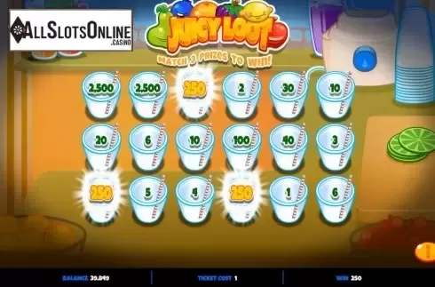 Game Screen 3. Juicy Loot from IGT