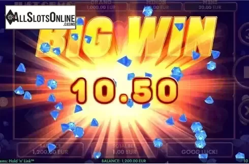 Big Win Screen