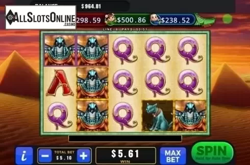 Win Screen. King of Cairo Deluxe from GMW