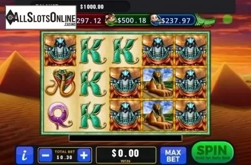 Game Screen. King of Cairo Deluxe from GMW
