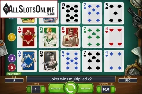 Game Workflow screen. Kings of Chicago from NetEnt