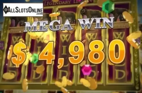 Mega Win Screen. Legendary Legion from NetoPlay