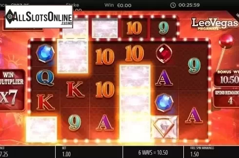 Free Spins 3. LeoVegas Megaways from Blueprint
